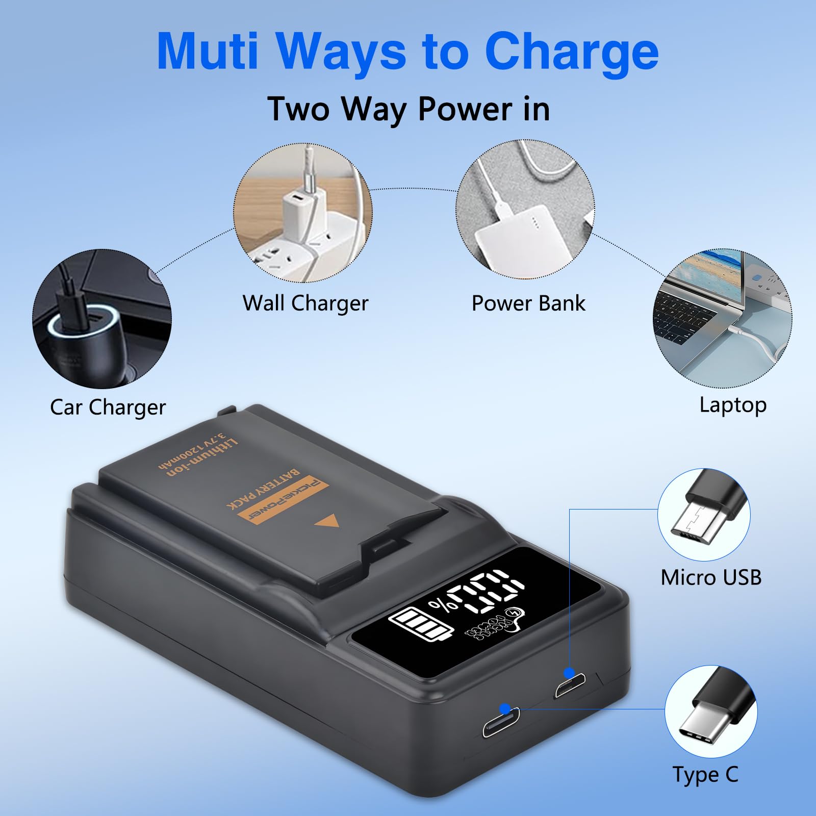 Amazon.com: Pickle Power PSP 3001 Battery and LED Display Charger